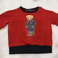 Ralph Lauren 赤 ポロベア トレーナー 3T 100cm