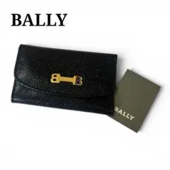 【ほぼ未使用】BALLY キーケース レザー ブラック ゴールド金具 イタリア製のサムネイル