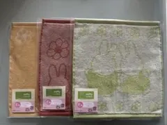 ミッフィー　タイトーくじ E賞ハンドタオル3枚