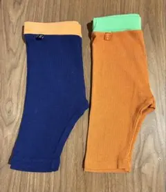 モイモルン　配色リブソフトパンツ 2枚セット　90のサムネイル