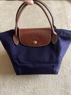 ロンシャン　ル プリアージュ　ハンドバッグSサイズ　折りたたみ式　パープル