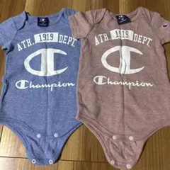 Champion ロンパース 70&80サイズ 青 赤 セット