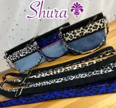 ゆづゆうき様専用デニムリメイクポーチ＆ショルダー紐