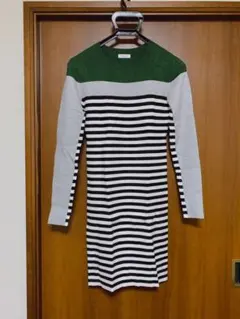 【最終価格】フレイアイディー　ボーダーワンピース