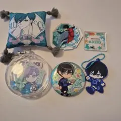 ブルーロック 糸師凛 キーホルダー ミニアクスタ 缶バッジ