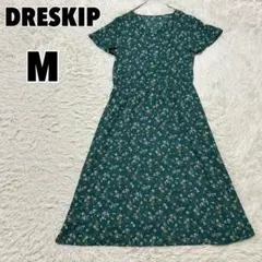 ♥DRESKIP♥ ドレスキップ (M) 花柄 シフォンワンピース