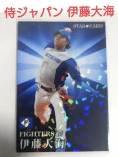 新品スリーブ入り カルビープロ野球チップス スターカード 伊藤大海