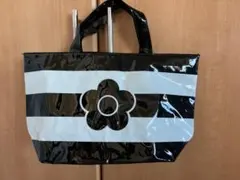 MARY QUANT ビニールバッグ ボーダー柄/ デイジーのサムネイル