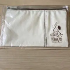 スヌーピーレザー調ポーチ
