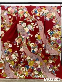 振袖 金駒 金彩 紋意匠 身丈170cm 撥水加工済 MO3431 - メルカリ