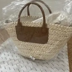 ⭐︎未使用⭐︎ディーンアンドデルーカ　カゴバッグ　 バック　小