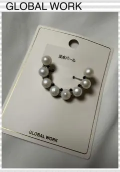GLOBAL WORK ＊淡水パールブローチ