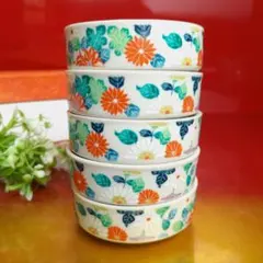たち吉特撰青嵐　 京焼清水焼　割烹食器醤油皿　切立豆皿薬味タレ皿のぞき千代久５客のサムネイル