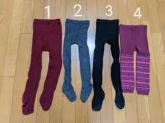 キッズ　タイツ レギンス　セット　100-110