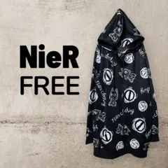 NieR ニーア ジップパーカー フード付き FREE