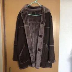 メンズ大きなサイズスェードコートビンテージ