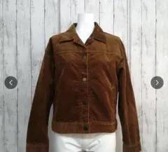 UNIQLO レディース コーデュロイ ジャケット　ブラウン　M