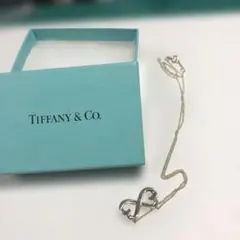 13231 Tiffany & Co. ハート型シルバーネックレス