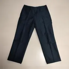 ユニクロU　ワイドフィットテーパードアンクルチノ　82 ネイビー　極美品