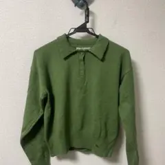 ティーナジョジュン　襟付きニット