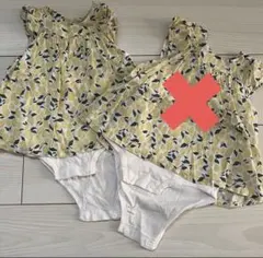 petit main レモン柄ロンパース 95cm