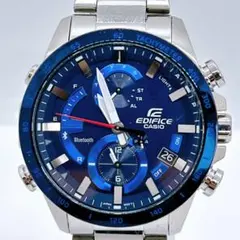 2026年最新】CASIO EDIFICE 文字盤カラー：ブルー メンズ 腕時計