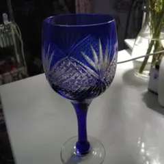 コバルトブルー ワイングラス