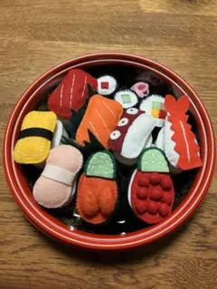 フェルトおままごと お寿司セット（ハンドメイド）