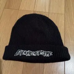 ニット帽 ビーニー ブラックのサムネイル