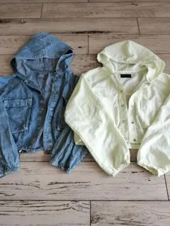 Pink Latteとrepipiarmario薄手アウター２枚セット