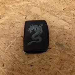 アルセラピィ ドラゴン カードケース 本革 レザー ゴルチエ系 黒 3003