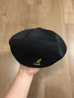 KANGOL 黒 ベレー帽