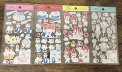トコロコムギ×サンリオキャラクターズ　ステッカー　4枚セット