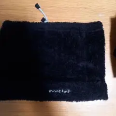 montbell ブラック ネックウォーマー