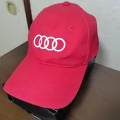 ほぼ未使用☆極美品 Audi アウディ ベースボールキャップ 帽子 サイズ調整可