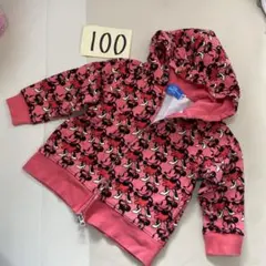 お値下げ　東京ディズニーリゾート ミッキー柄 パーカー 100