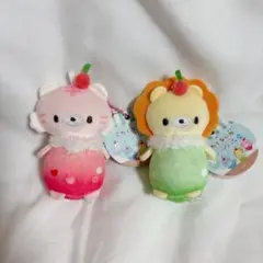こわくないね ソーダきぶん ぷち マスコット トラさん ライオンさん