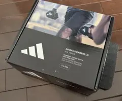【未使用品】adidas アディダス ネオプレンダンベル　5kgペア(2本入り)