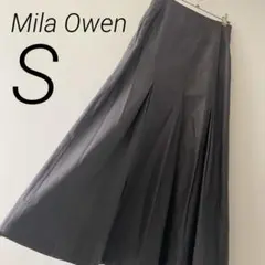 ミラオーウェン レザースカート フェイクレザー エコレザー ロング S