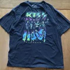 激レア　KISS キッス 希少プリント バンドTシャツ ブラック黒 バンT