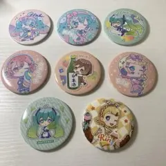 VOCALOID 缶バッジ 8個セット 初音ミク 鏡音リン MEIKO