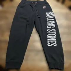 AZULアズールローリング・ストーンズ ジョガースウェットパンツブラックSサイズ