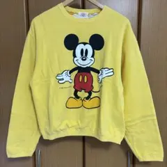 レア日本製　ビンテージ　ミッキーマウス リバーシブルスウェット