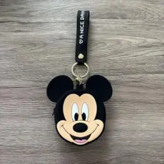 ミッキーマウス シリコンキーホルダー