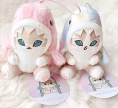 mofusand pastel shark nyan mascot 2 piece set