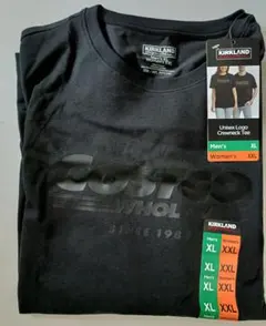 コストコ ロゴ Tシャツ 黒　メンズXL,レディースXXL ブラックのサムネイル