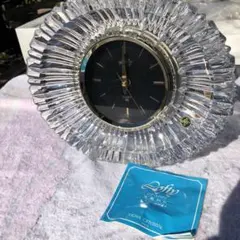 Hoya Crystal Lofty 置時計 クォーツ 水晶時計