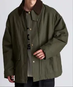 【完売品】Anchor smith 袖コーデュロイ　ビッグシルエットブルゾン　L