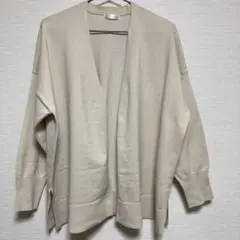 DRESKIP ベージュ カーディガン 長袖　冷房対策