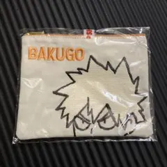 僕のヒーローアカデミア デニム刺繍ポーチ　爆豪